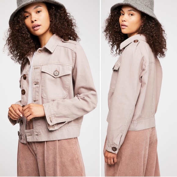 Free People Eisenhower Denim Jacket